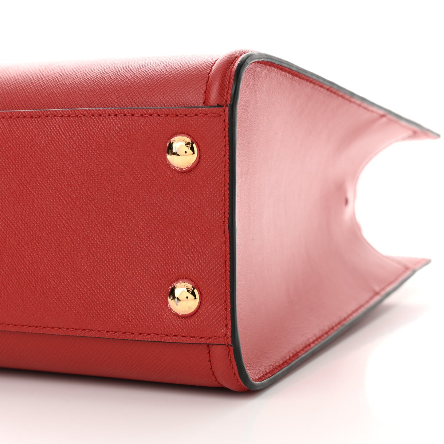 Saffiano Soft Calfskin Large Tote Fuoco