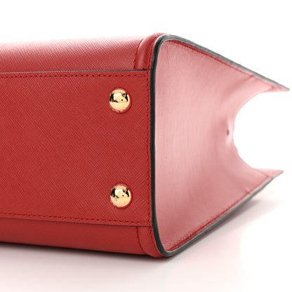 Prada Saffiano Soft Calfskin Large Tote Fuoco 10 of 10