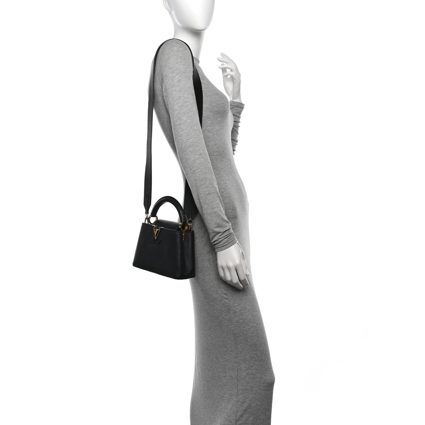 Taurillon Capucines Mini Black