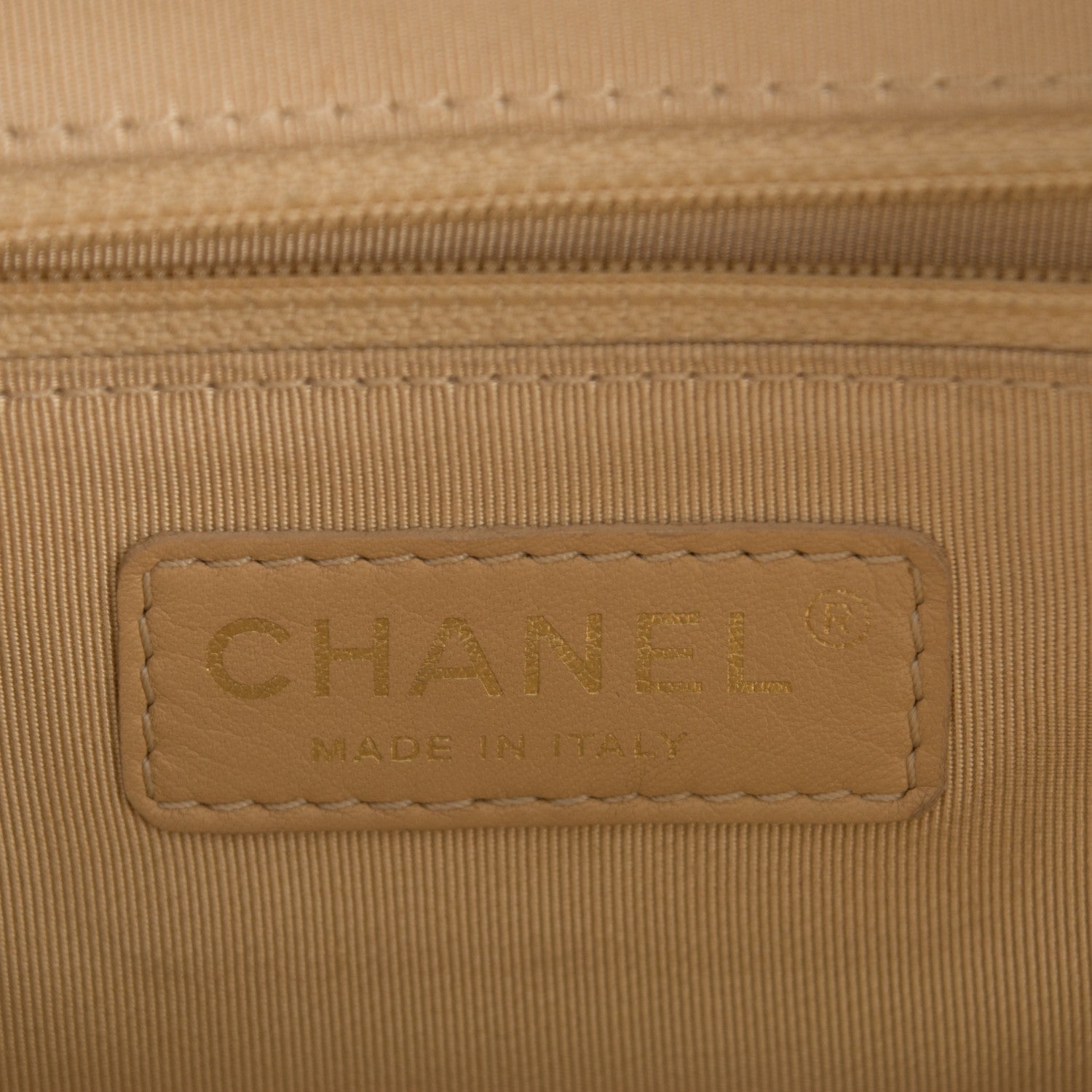 Chanel Calfskin Quilted In The Mix Shopping Tote Beige Black 13 of 14