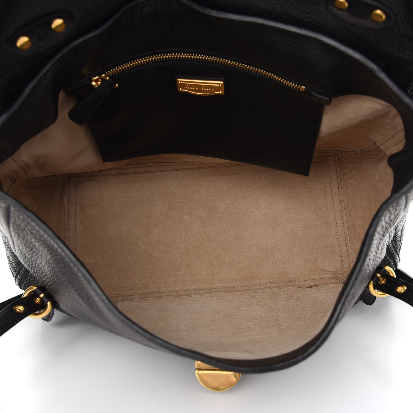 Cervo East-West Flap Satchel Black
