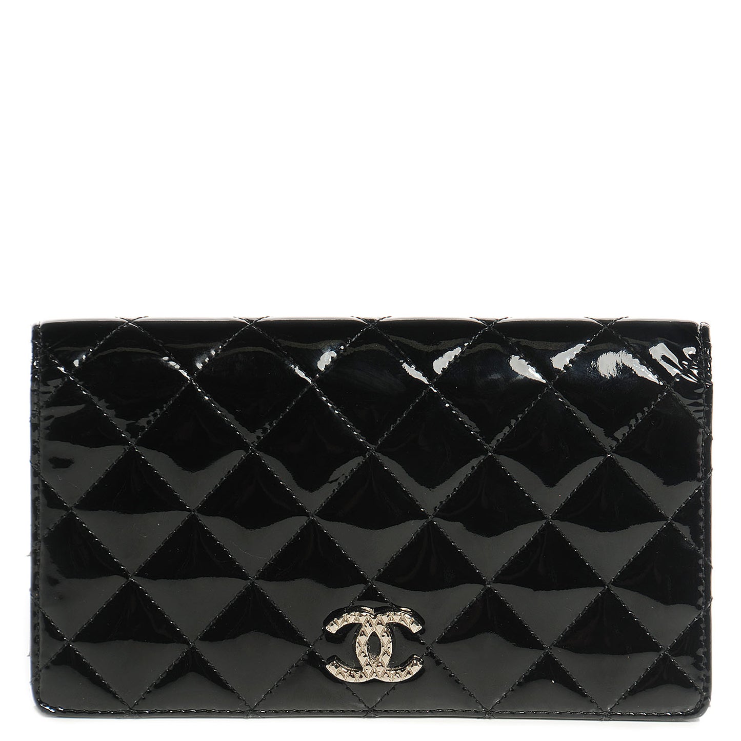 Patent Brilliant Yen Wallet Black