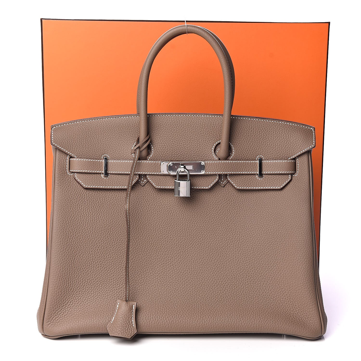 Hermes Togo Birkin 35 Etoupe 34 of 34