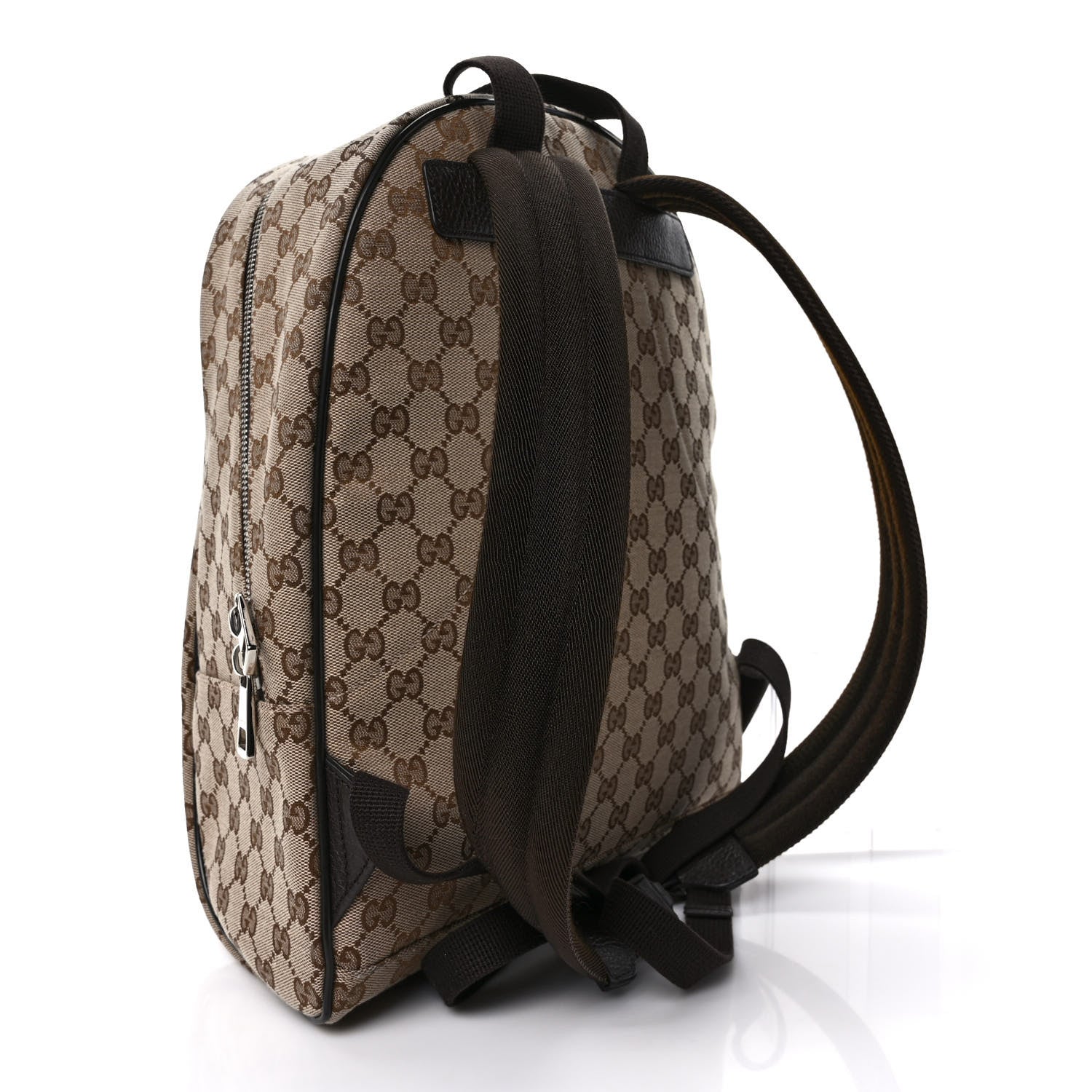 Gucci Monogram Travel Backpack Dark Brown 3 of 8