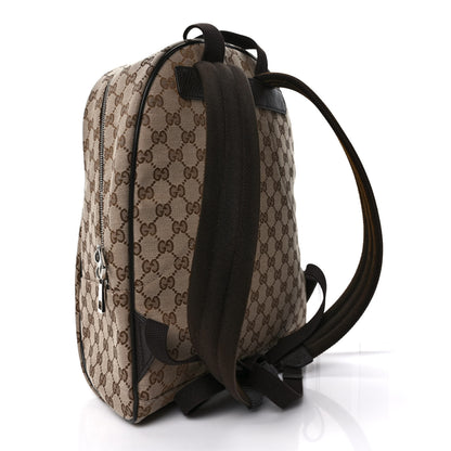 Gucci Monogram Travel Backpack Dark Brown 3 of 8