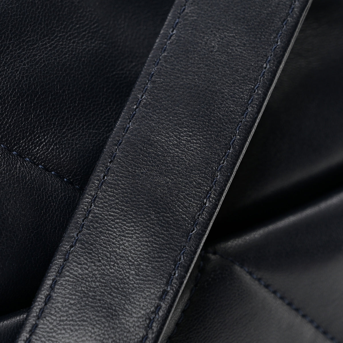Goatskin Quilted Large Chanel 19 Flap Dark Blue