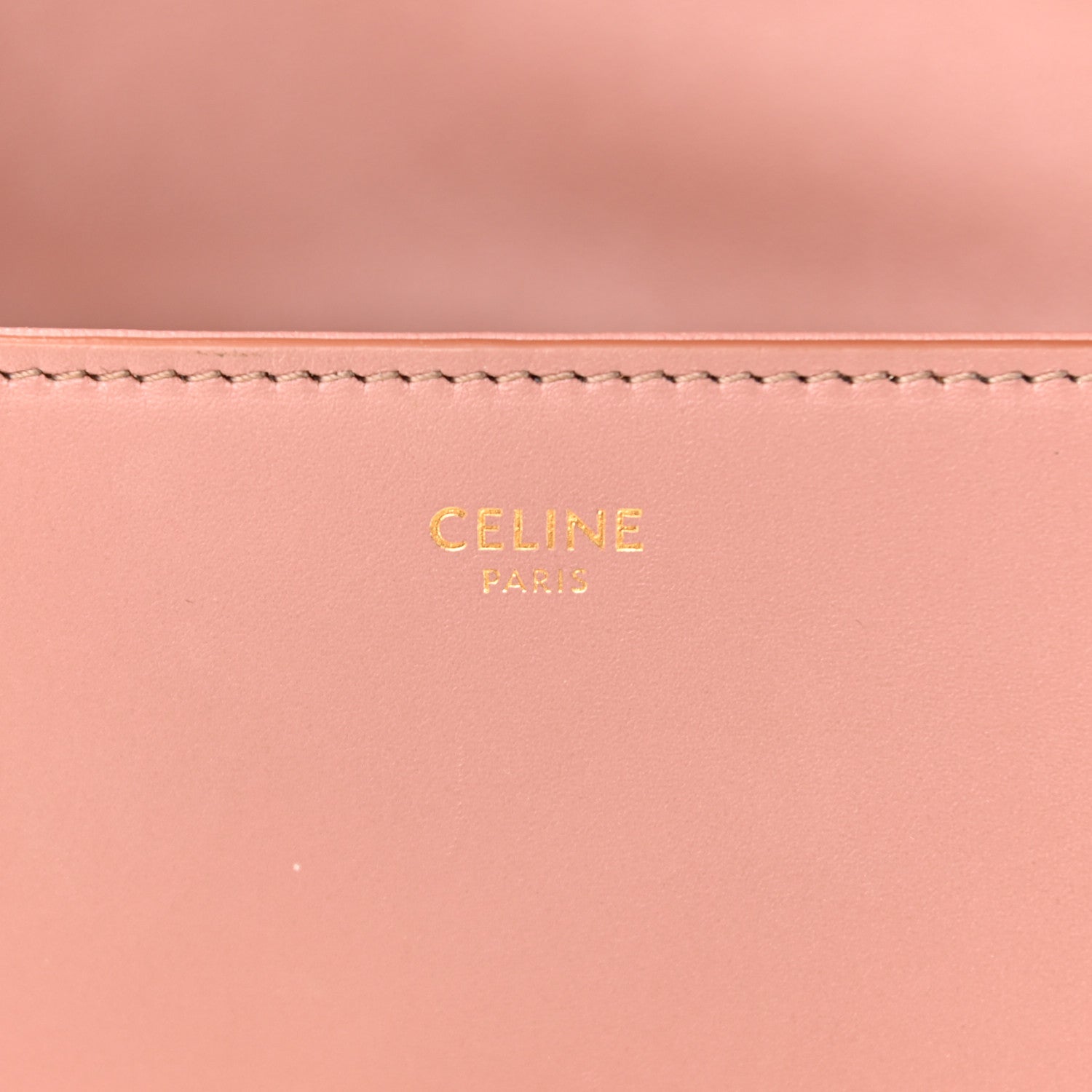 Celine Shiny Calfskin Medium Chain Maillon Triomphe Antique Rose 5 of 9