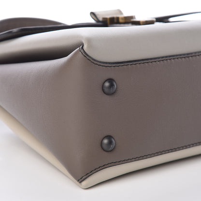 Bottega Veneta Nappa Small Piazza Bag Dark Cement Steel Cement 7 of 8