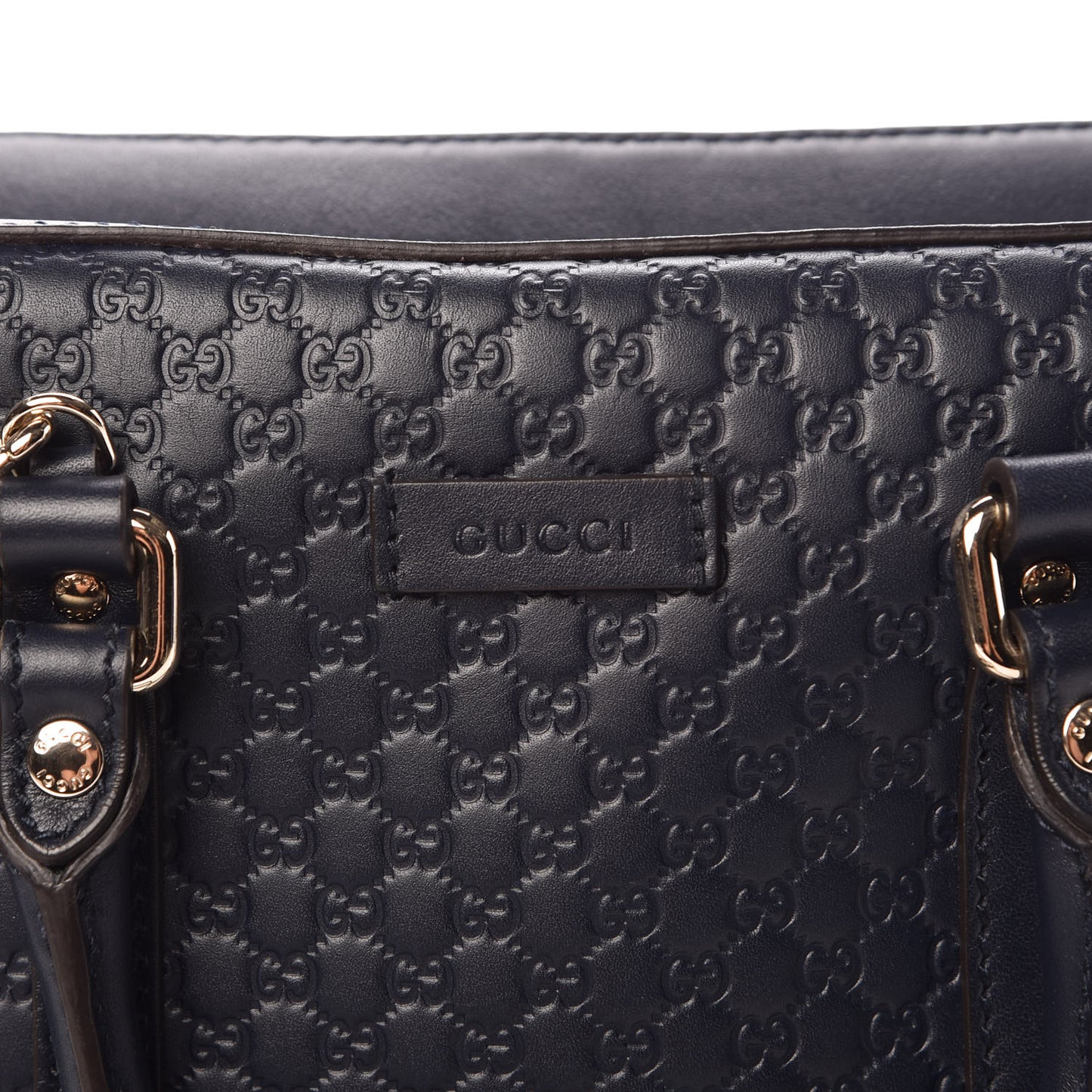 Microguccissima Medium Crossbody Bag Blue