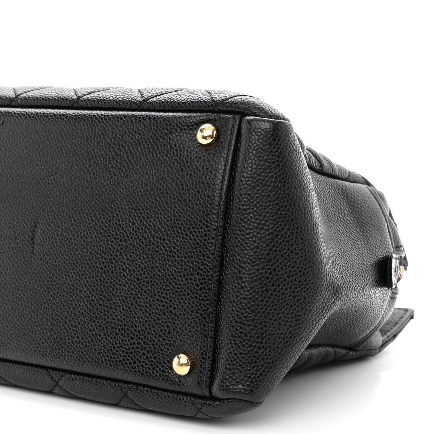 Caviar Quilted Petit Timeless Tote PTT Black
