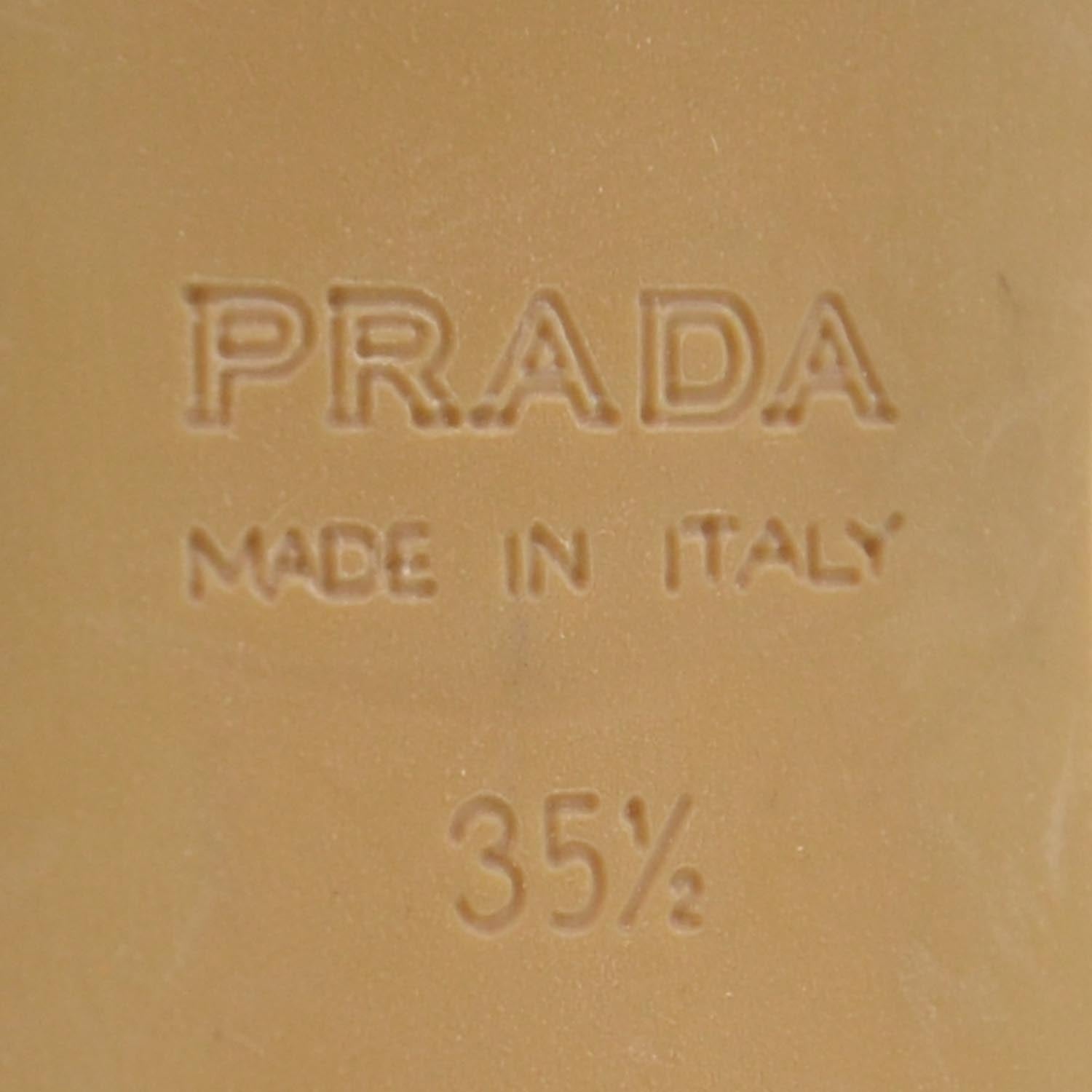 Prada Suede Wedges 35.5 6 of 6
