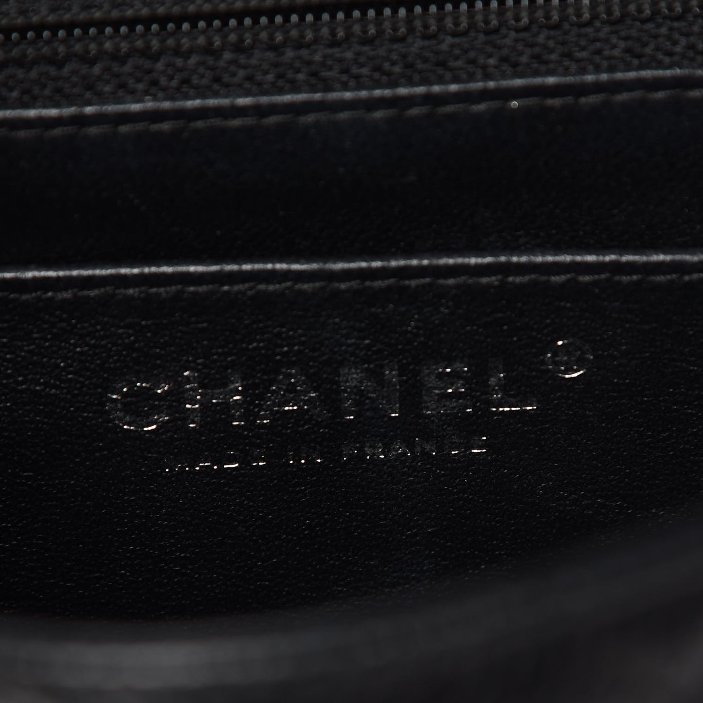 Caviar Quilted Mini Square Flap Black