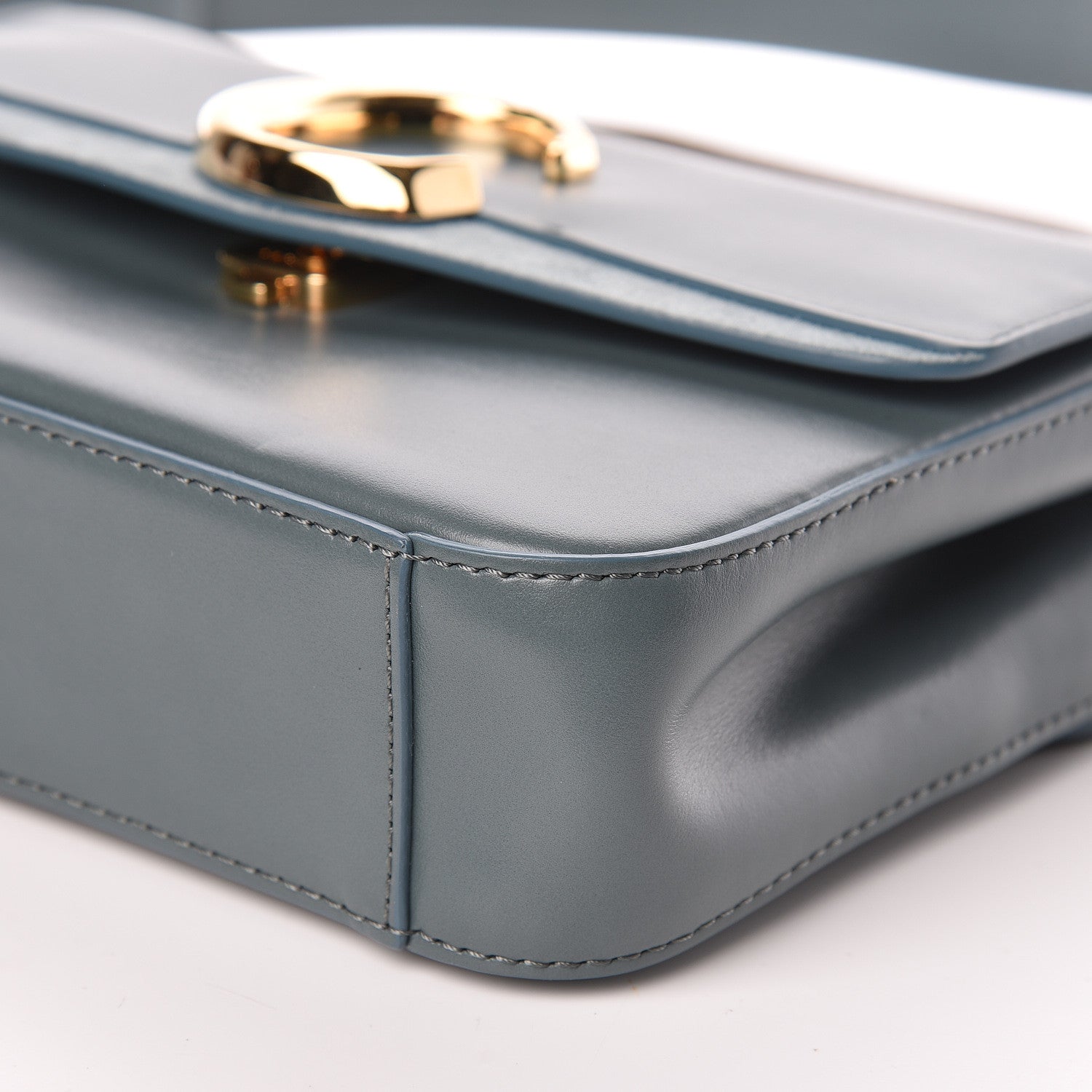 Chloe Calfskin Small C Double Carry Cloudy Blue 9 of 10
