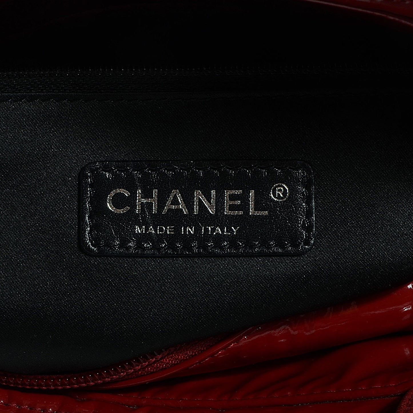 Vinyl Coco Ming Petit Shopping Tote Red