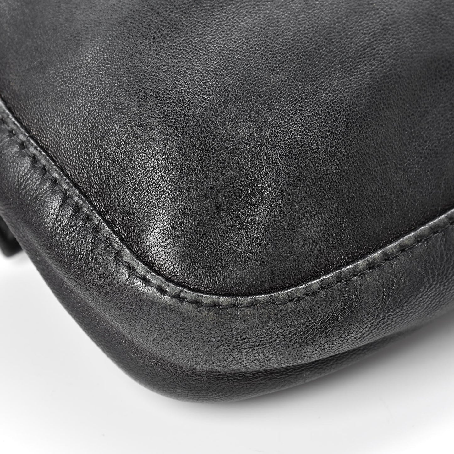 Calfskin Baguette Black