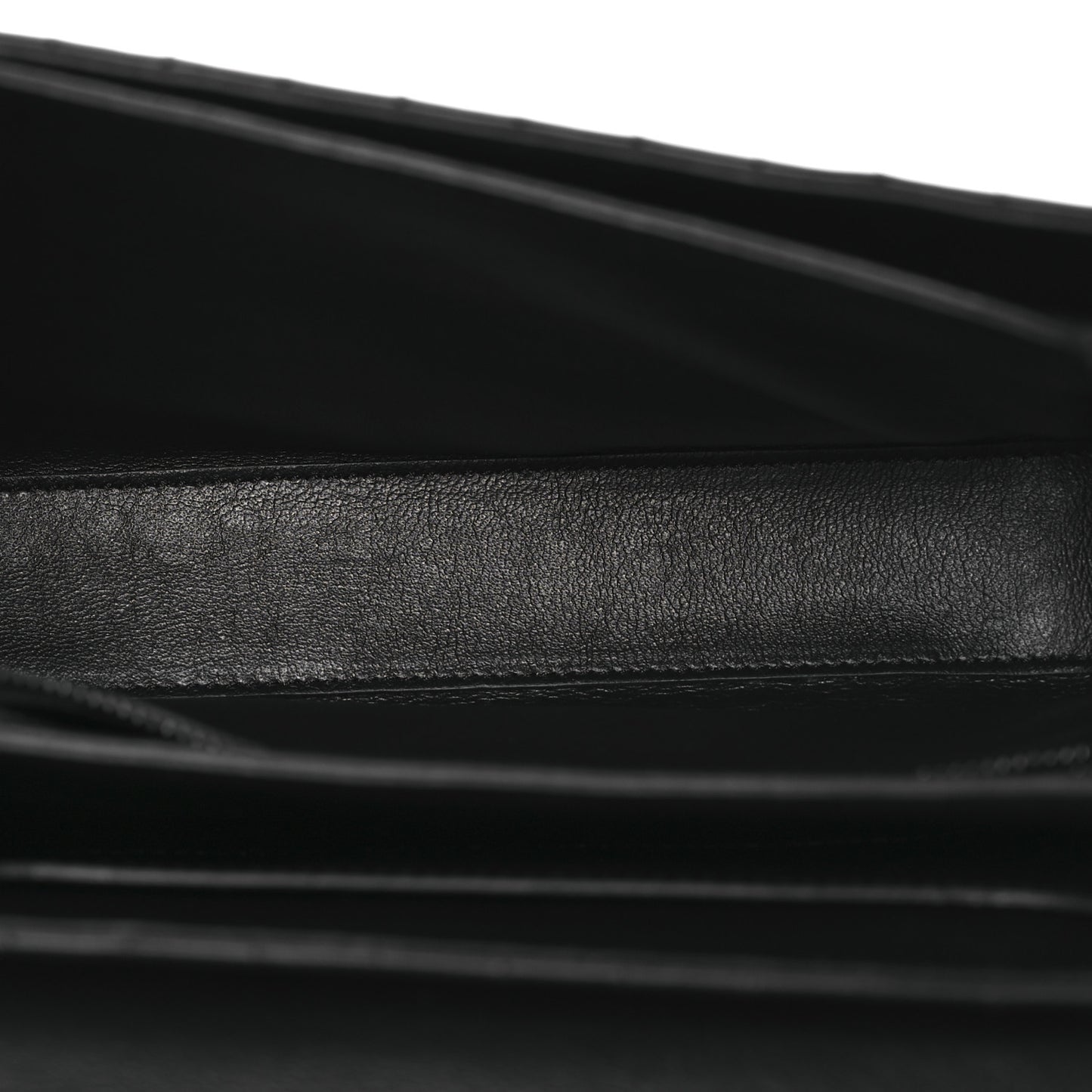 Calfskin Quilted Medium C Bag Black