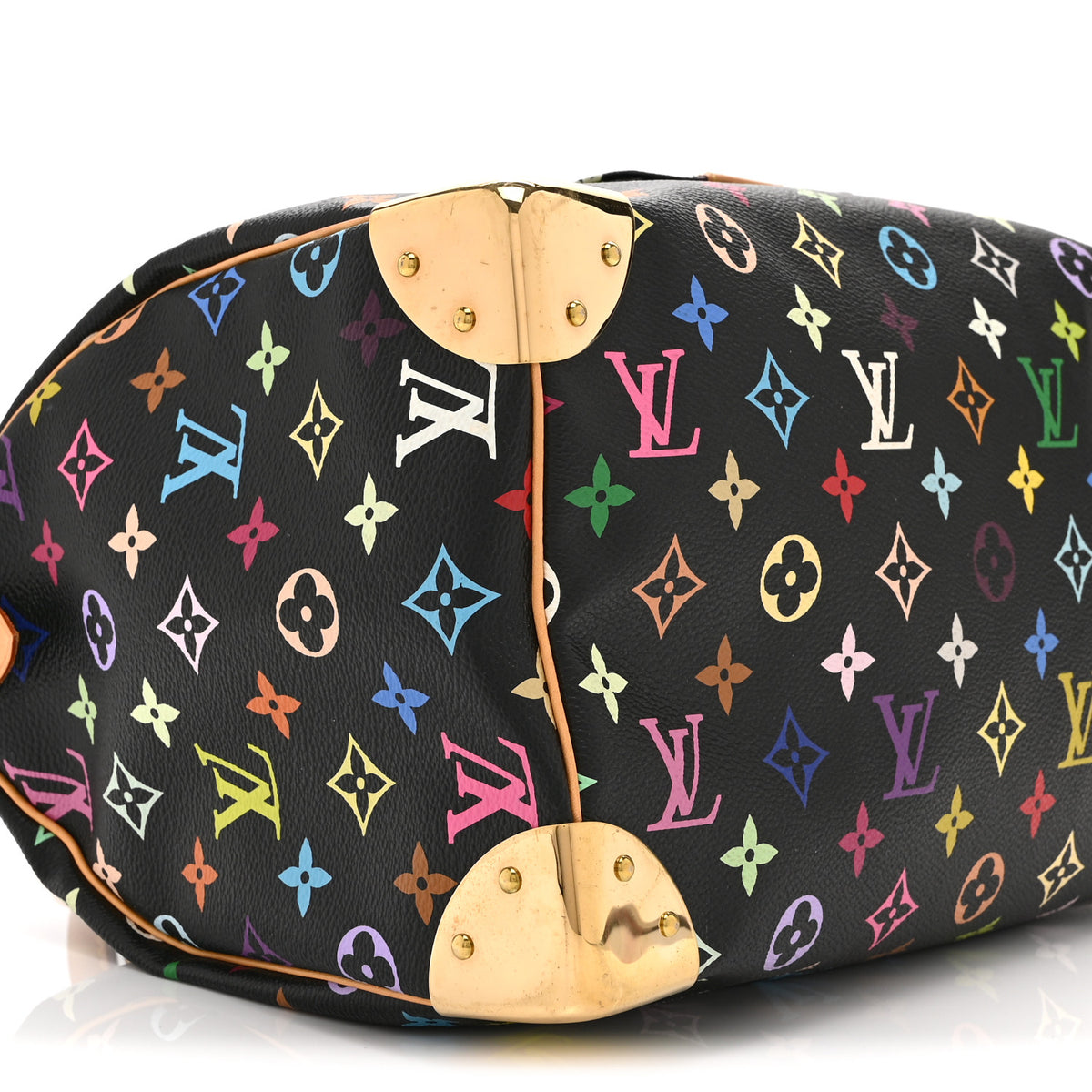 Louis Vuitton Monogram Multicolor Speedy 30 Black 9 of 10