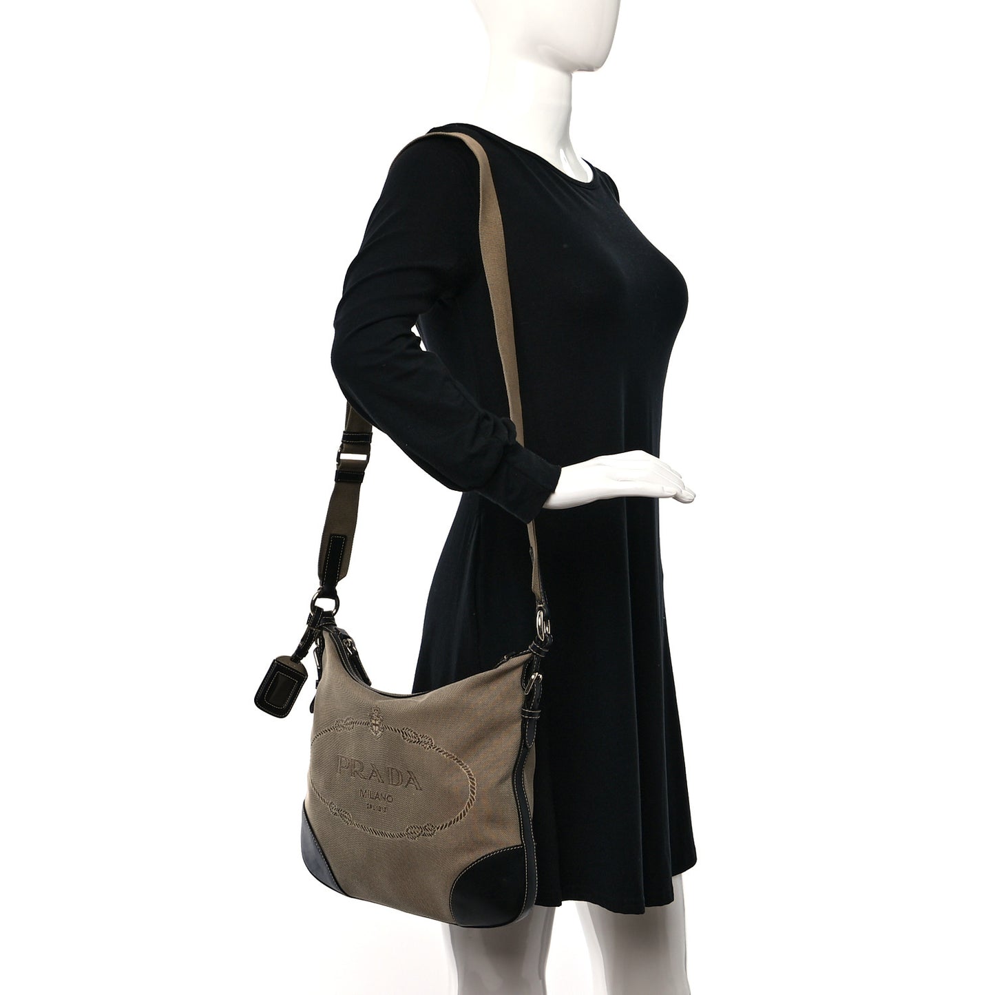 Jacquard Logo Small Flat Messenger Bag Corda Bruciato