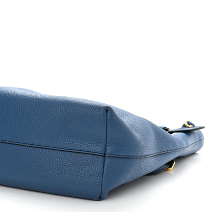 Prada Vitello Daino Shopping Tote Inchiostro 10 of 14