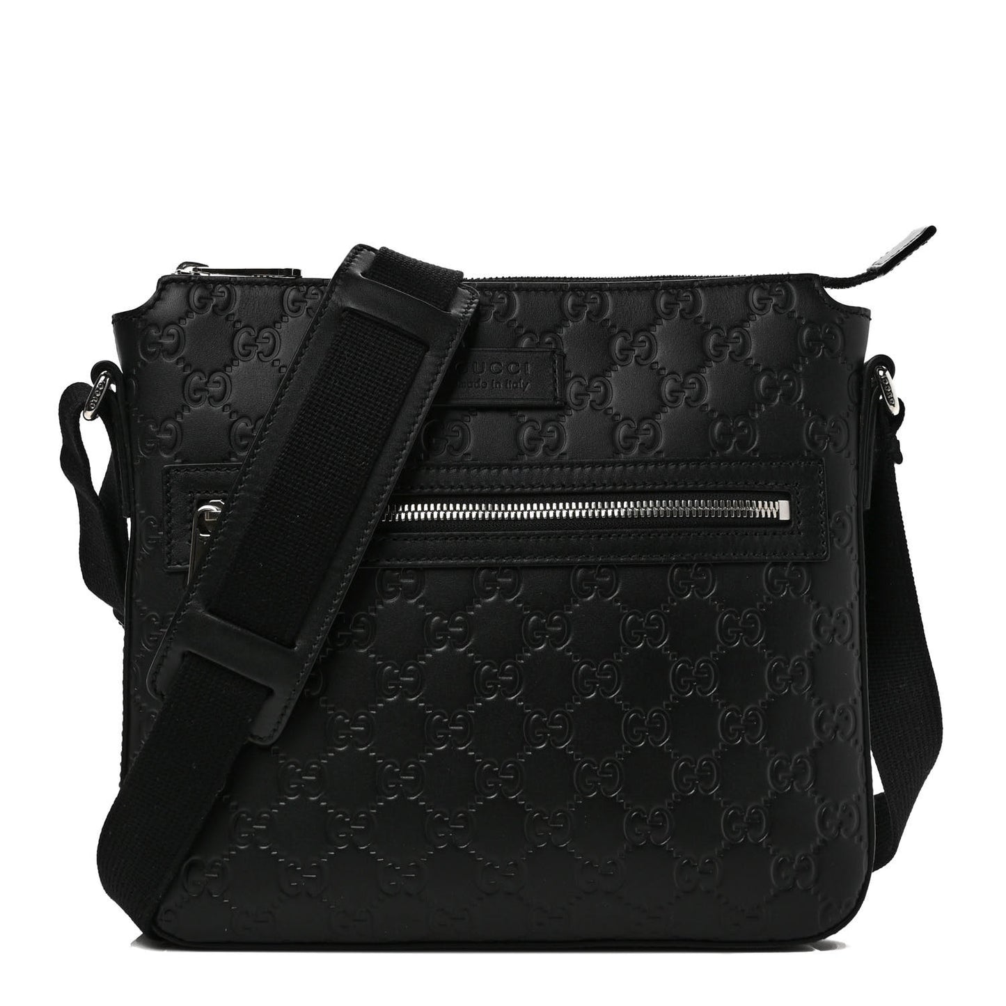 Guccissima Signature Small Messenger Bag Black