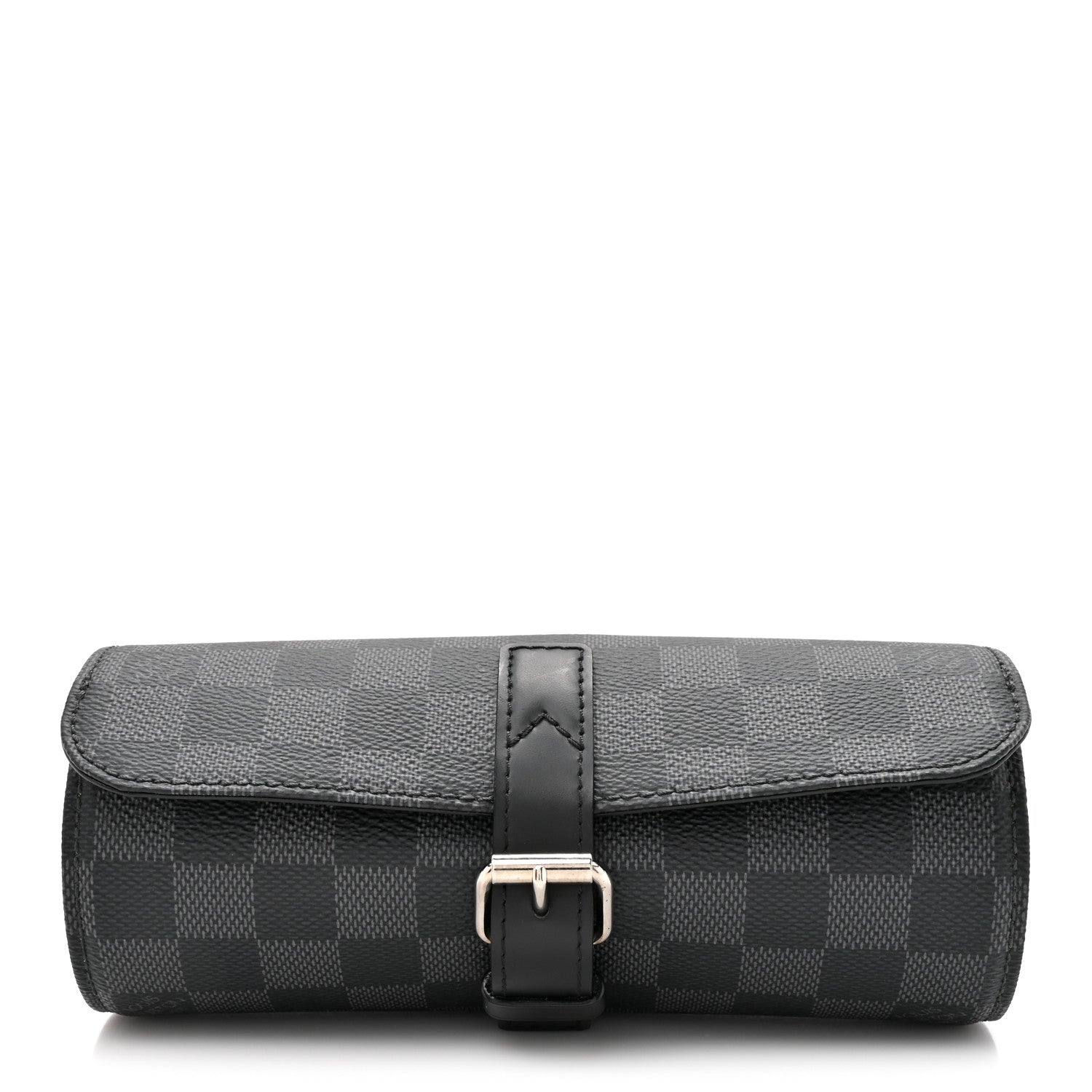 Louis Vuitton Damier Graphite 3 Watch Travel Case 1 of 6