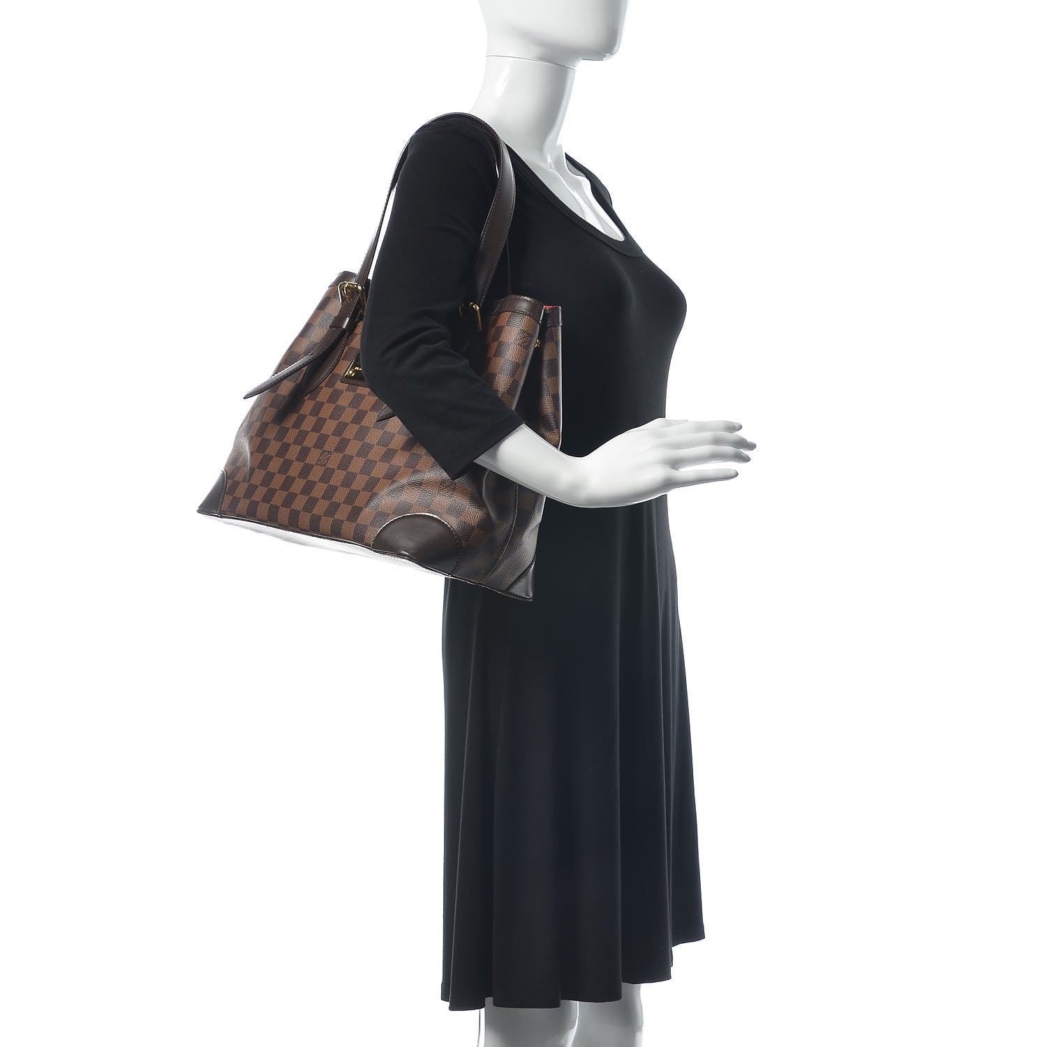 Louis Vuitton Damier Ebene Hampstead MM 2 of 8
