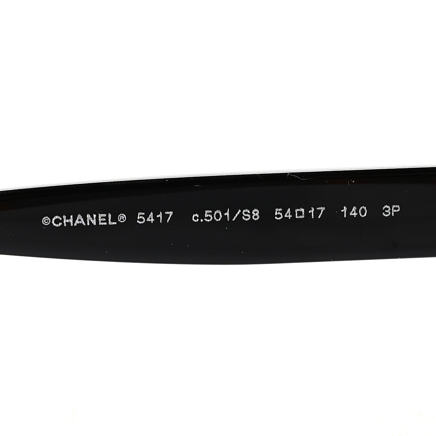Chanel Acetate Polarized Square Sunglasses 5417 Black 5 of 8