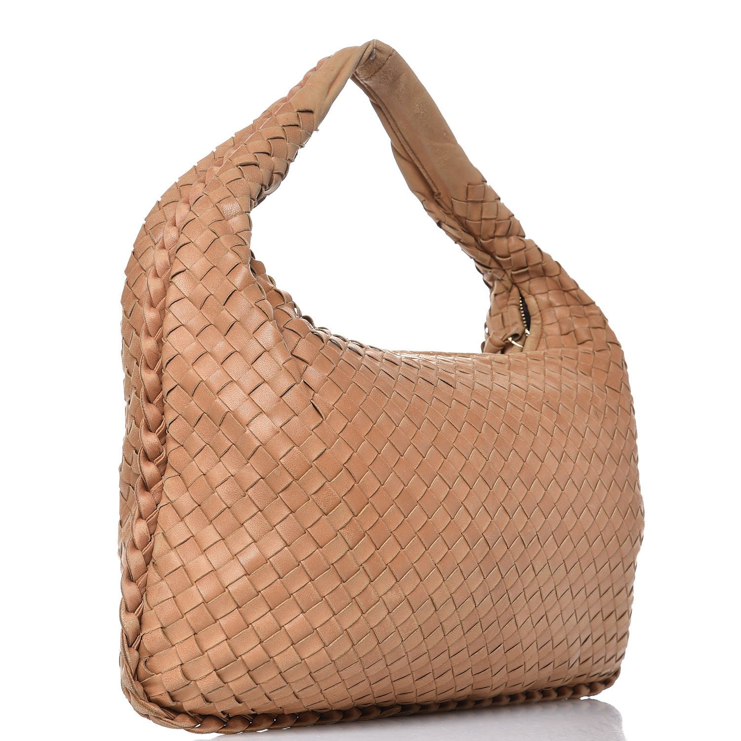 Bottega Veneta Nappa Intrecciato Small Hobo Camel 3 of 15