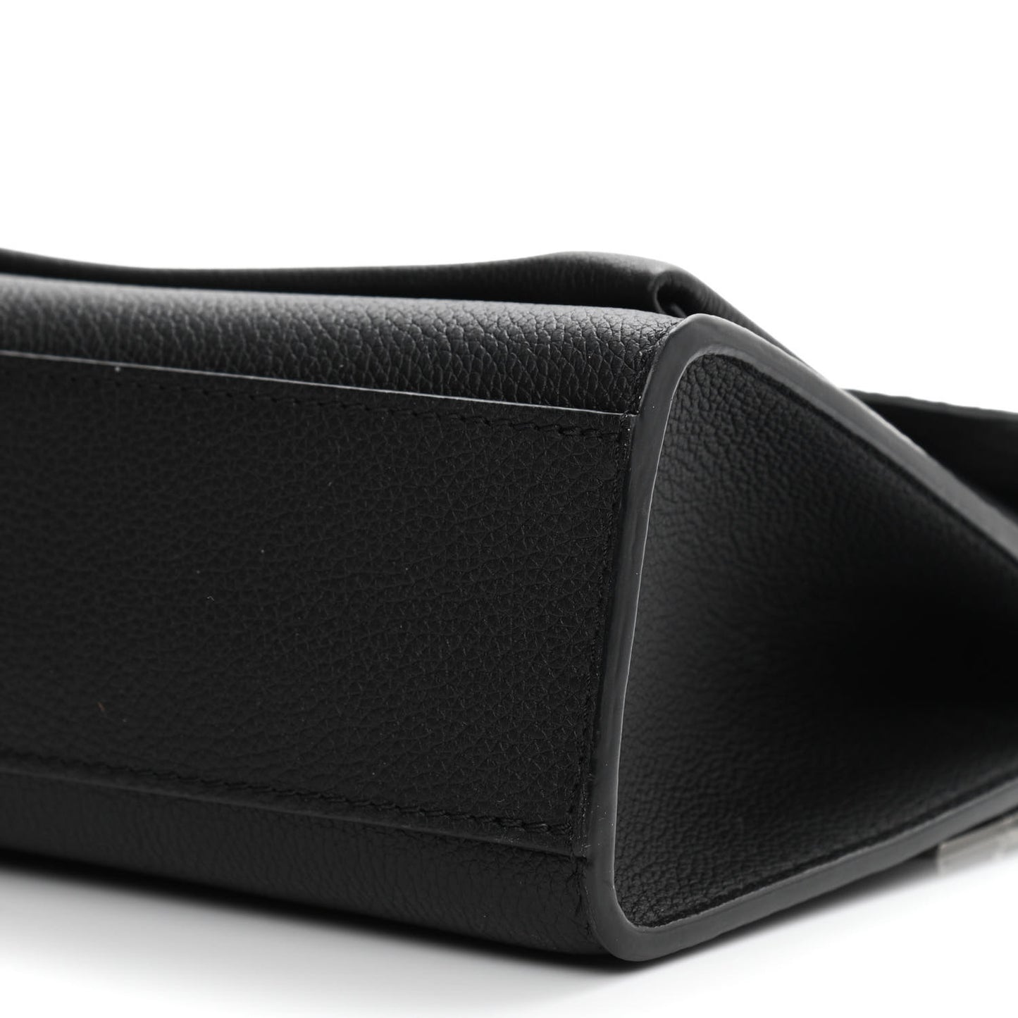 Soft Calfskin Mylockme Chain Bag BB Black