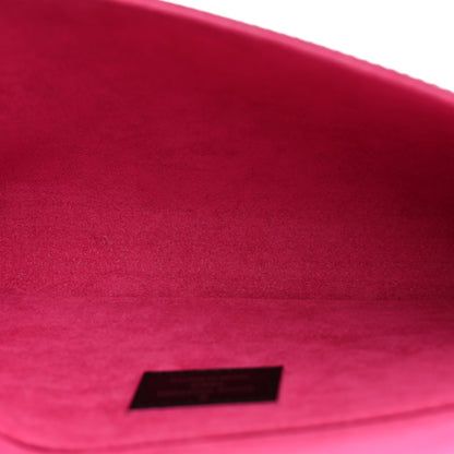 Louis Vuitton Epi Pochette Felicie Black Hot Pink 6 of 12