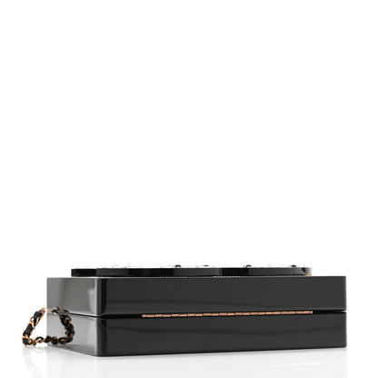 Chanel Plexiglass Crystal CC Minaudiere Clutch Black Copper 7 of 12