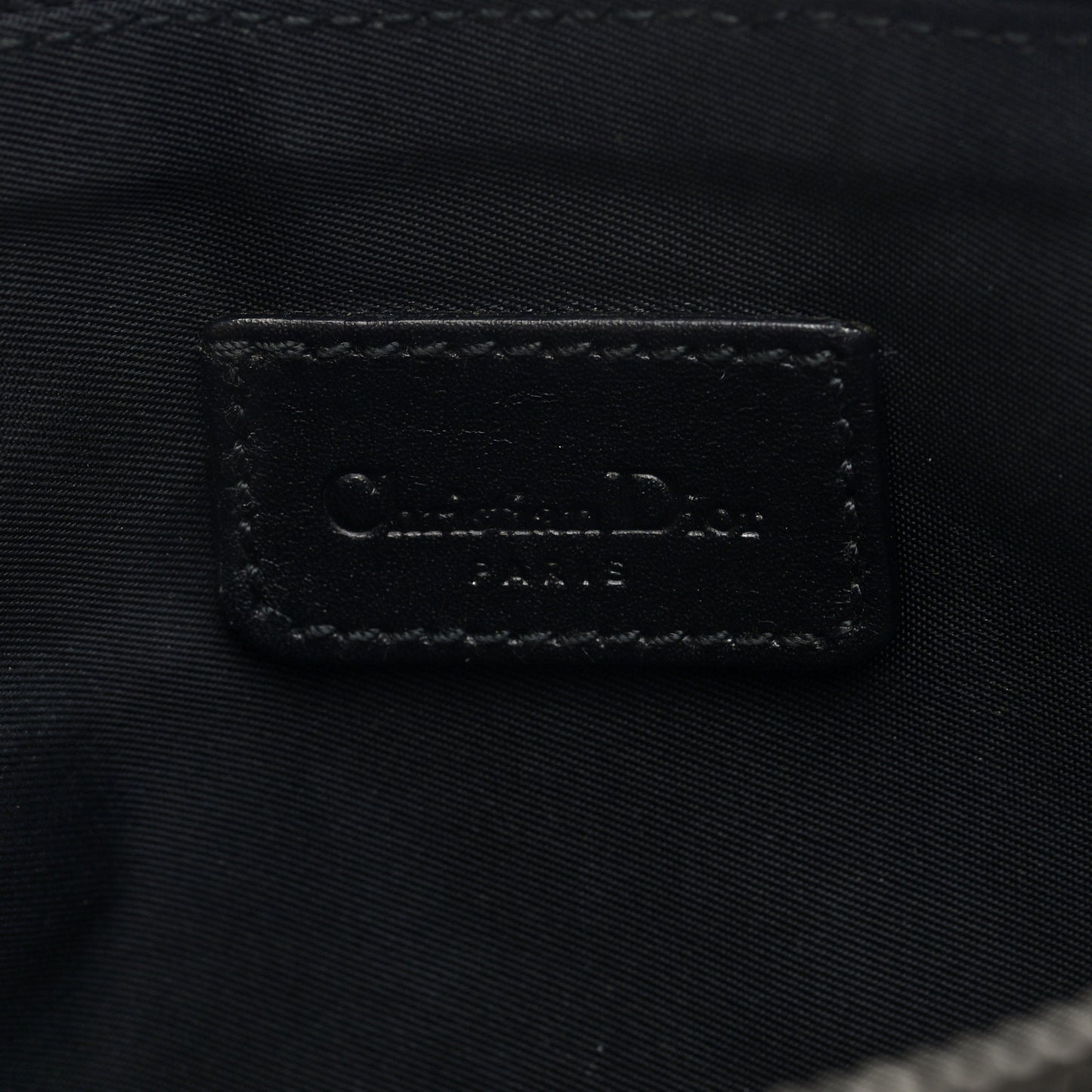 Monogram Mini Saddle Pochette Black