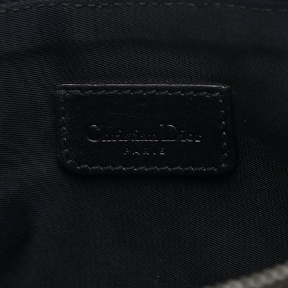 Christian Dior Monogram Mini Saddle Pochette Black 6 of 10