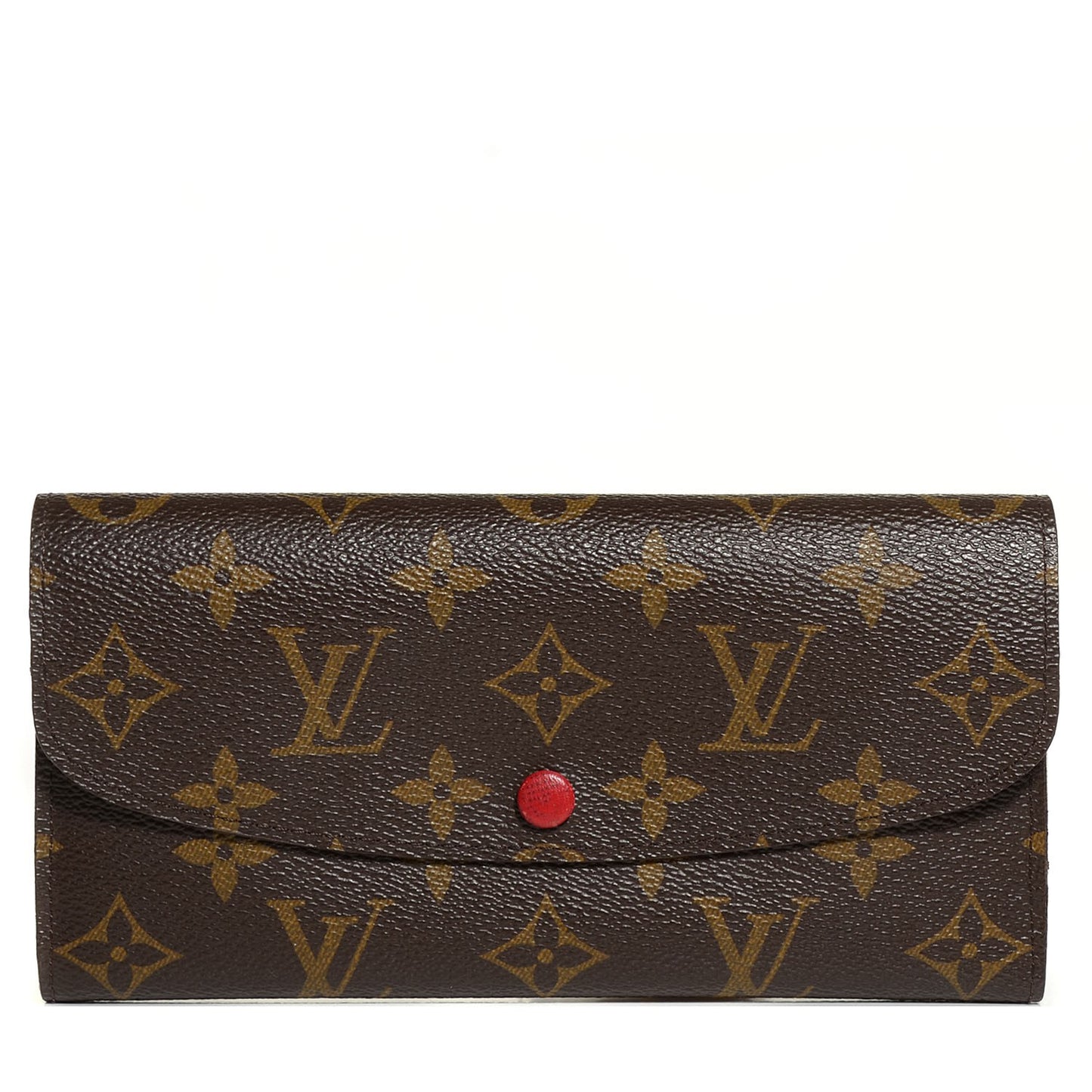 Monogram Emilie Wallet Red