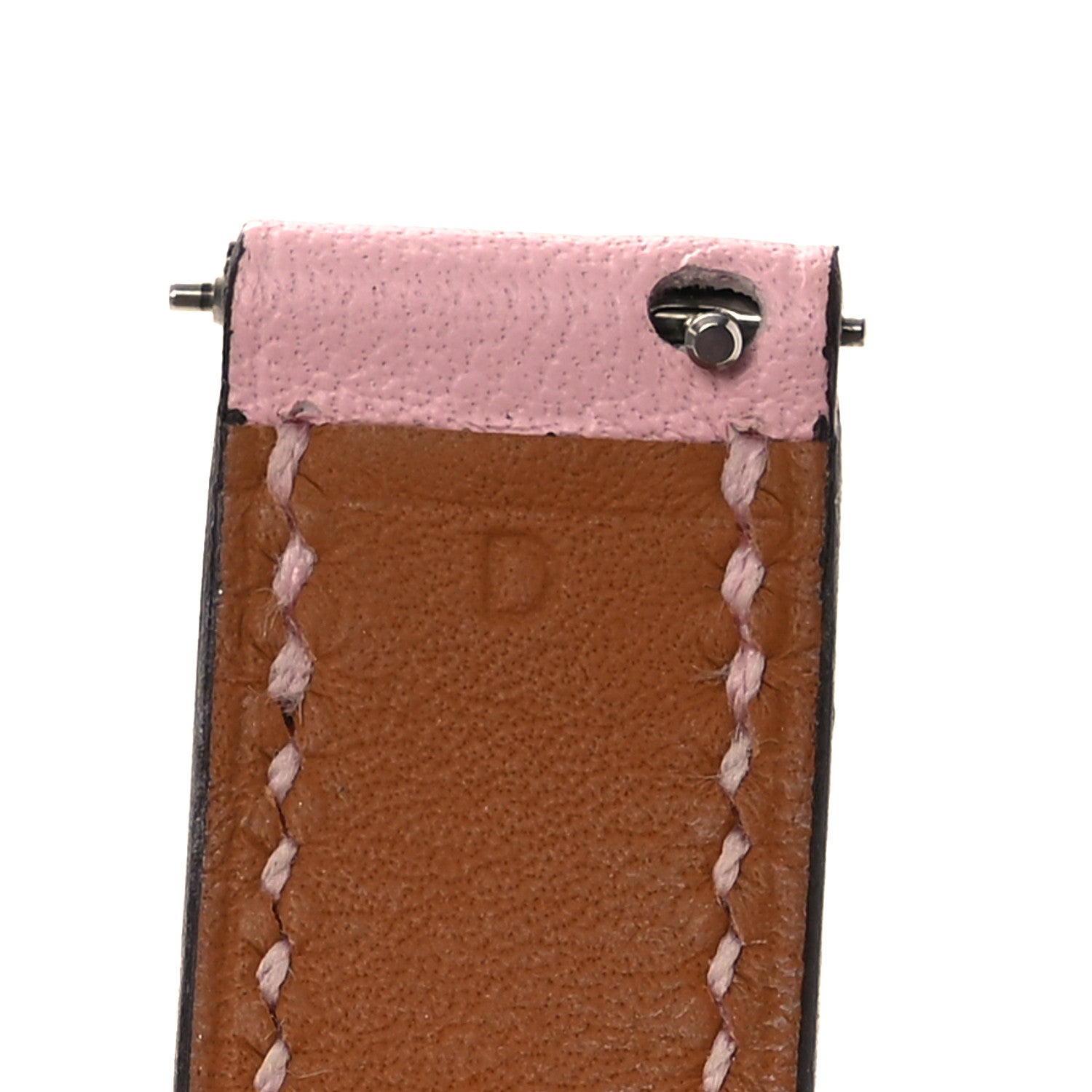 Hermes Swift Mini Heure H Double Tour Watch Strap Rose Sakura 7 of 8