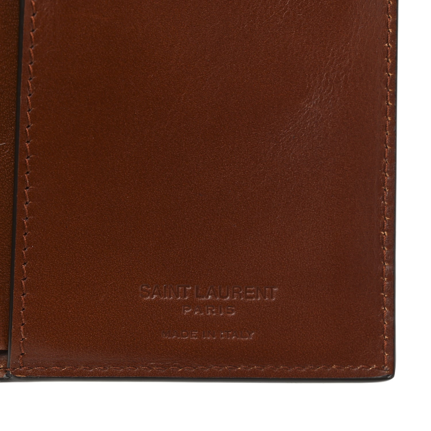 Saint Laurent Classic Toile Monogram Bi-Fold Wallet Brown 7 of 8