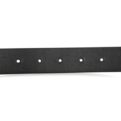 Valentino Garavani Glossy Calfskin VLogo Reversible 30mm Belt 70 28 Saddle Brown Black 4 of 5
