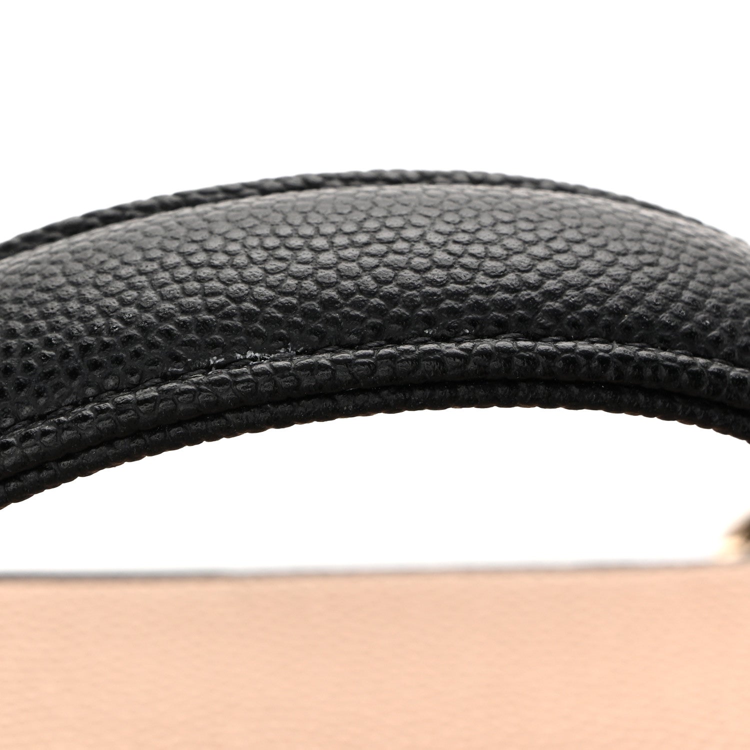 Chanel Caviar Quilted Large CC Filigree Vanity Case Beige Black 13 of 14