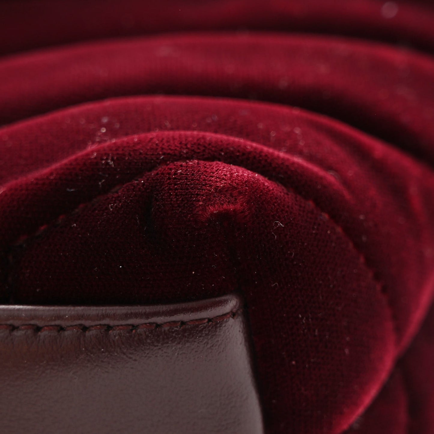 Velvet Y Quilted Monogram Toy Loulou Crossbody Bag French Burgundy