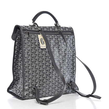 Goyard Goyardine Saint Leger Soft Briefcase Backpack Grey 3 of 10