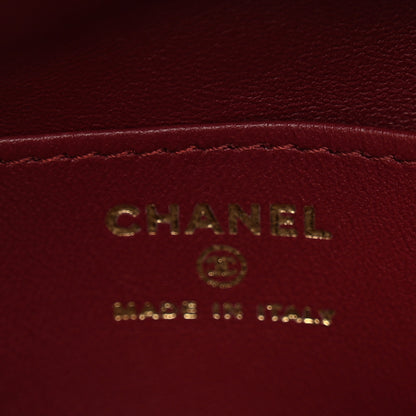 Chanel Lambskin Quilted Clutch With Chain Black 7 of 10