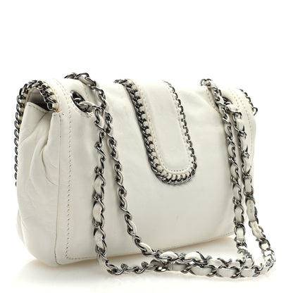Chanel Lambskin Medium Madison Flap White 3 of 11