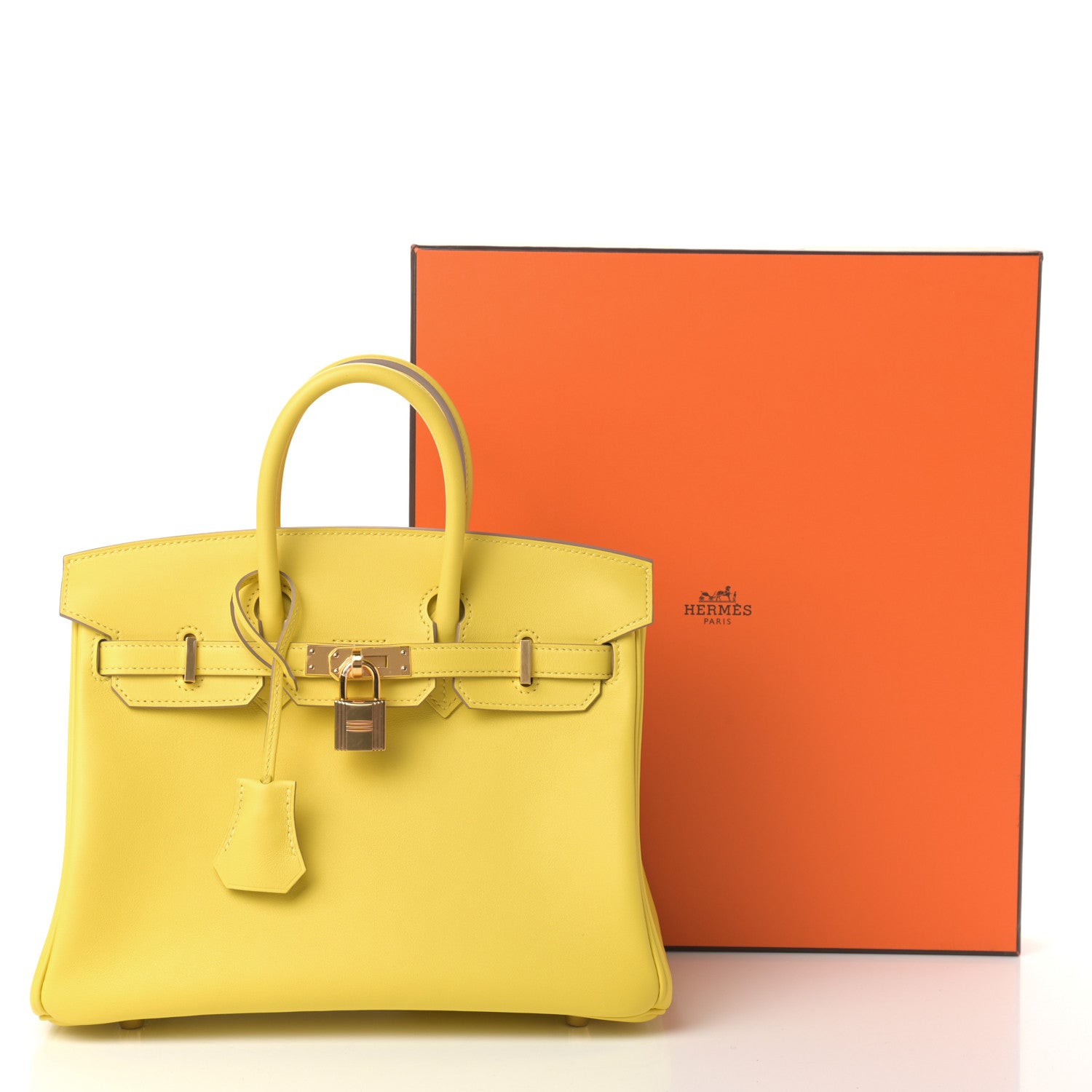 Hermes Swift Birkin 25 Lime 11 of 11