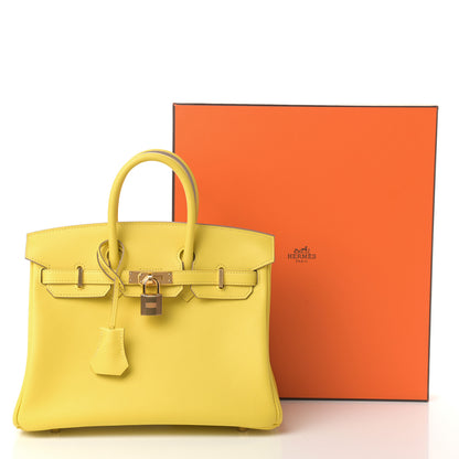 Hermes Swift Birkin 25 Lime 11 of 11