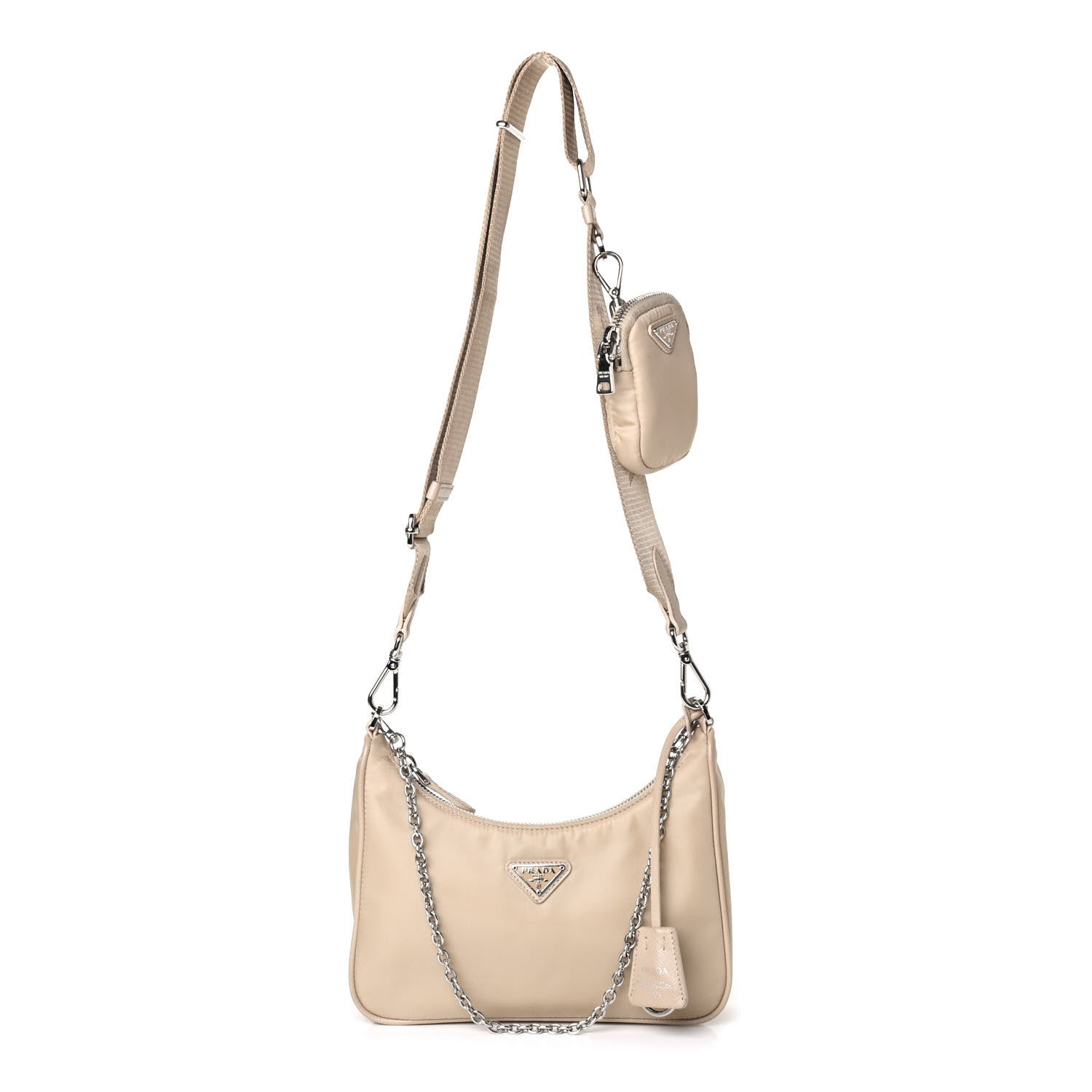 Prada Nylon Re-Edition 2005 Shoulder Bag Deserto 1 of 4
