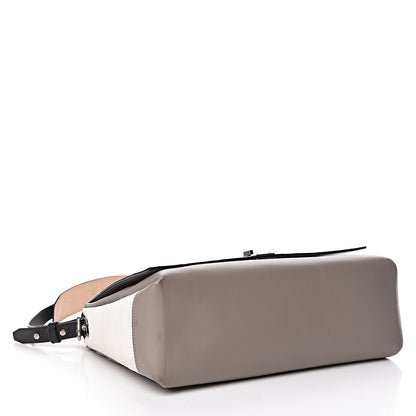 Proenza Schouler Ostrich Calfskin Suede PS Elliot Ciclo Pulver Ivory Black 4 of 26