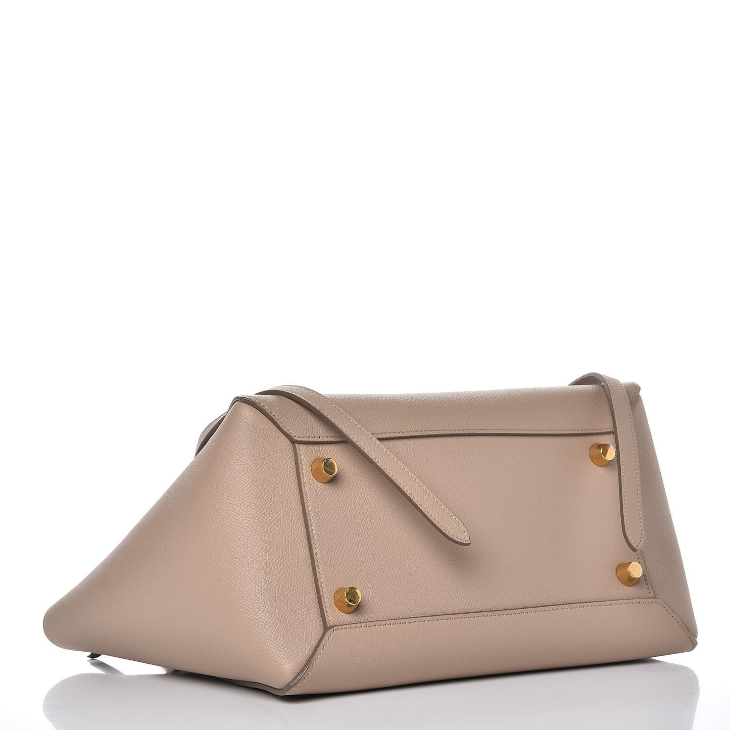 Grained Calfskin Mini Belt Bag Light Taupe