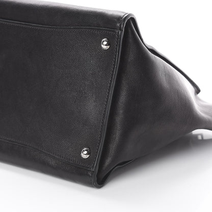 Prada Glace Calf Twin Pocket Tote Black 6 of 8