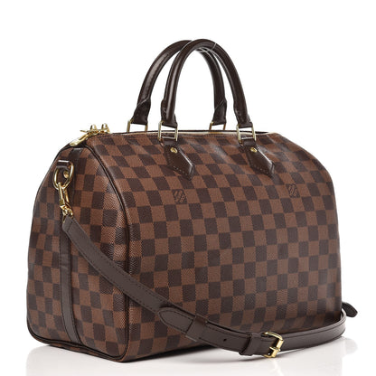 Louis Vuitton Damier Ebene Speedy Bandouliere 30 3 of 12