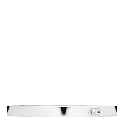 Hermes 18K White Gold Diamond PM H D'Ancre Bracelet ST 1 of 5